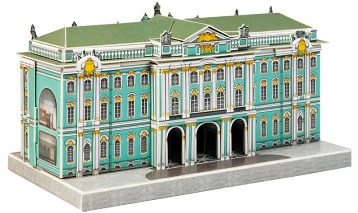 Эрмитаж. Модель из картона Санкт-Петербург в миниатюре., вариант, фото 2