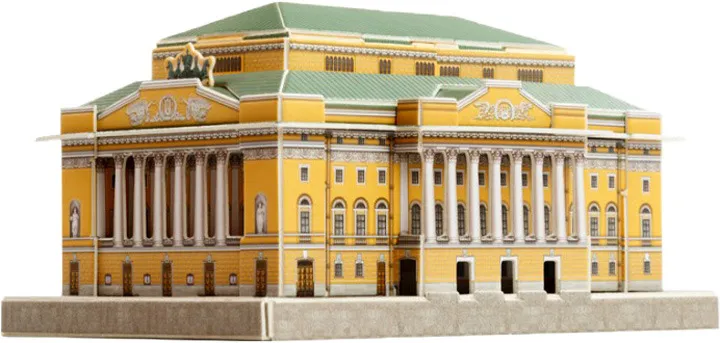 Александринский театр. Модель из картона Санкт-Петербург в миниатюре., вариант, фото 4