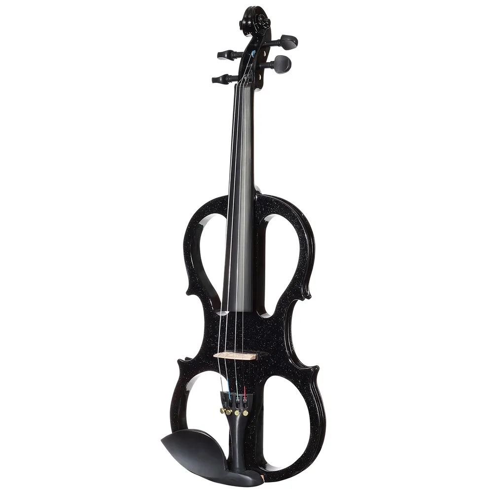 ANTONIO LAVAZZA EVL-01 BK - Электроскрипка размер 4/4, цвет - ЧЁРНЫЙ, контурная, 4 цв., фото 2