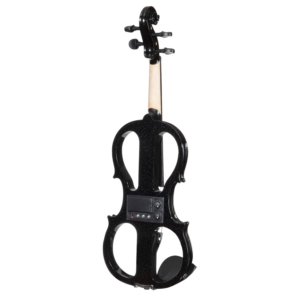 ANTONIO LAVAZZA EVL-01 BK - Электроскрипка размер 4/4, цвет - ЧЁРНЫЙ, контурная, 4 цв., фото 3
