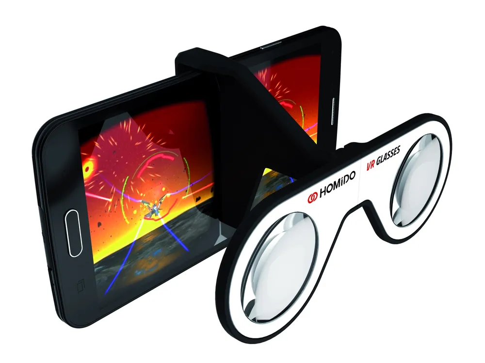 VR очки виртуальной реальности для смартфона mini виар 3d очки маленькие для телефона Android и iPhone, вариант, фото 2