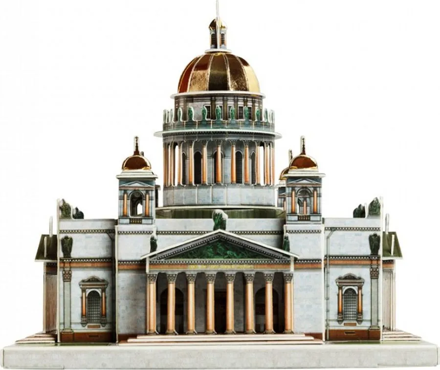 Исаакиевский собор. Модель из картона Санкт-Петербург в миниатюре., вариант, фото 2