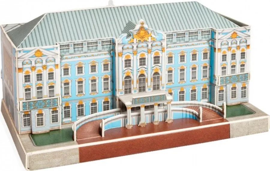 Екатерининский дворец . Модель из картона Санкт-Петербург в миниатюре., вариант, фото 4