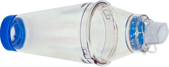 Спейсер для ингаляций для детей и взрослых Free-breath Midi Clear (KRT-03-PETG), вариант, фото 3