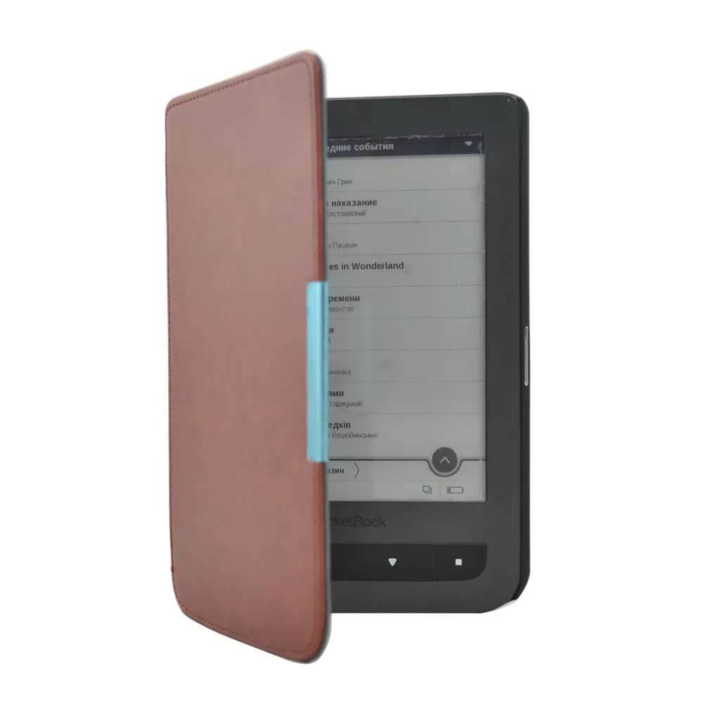 Чехол-обложка Goodchoice Slim для Pocketbook 614 615 624 625 626 Basic 2/3 Touch Lux 2/3 (коричневый), коричневый, фото 2