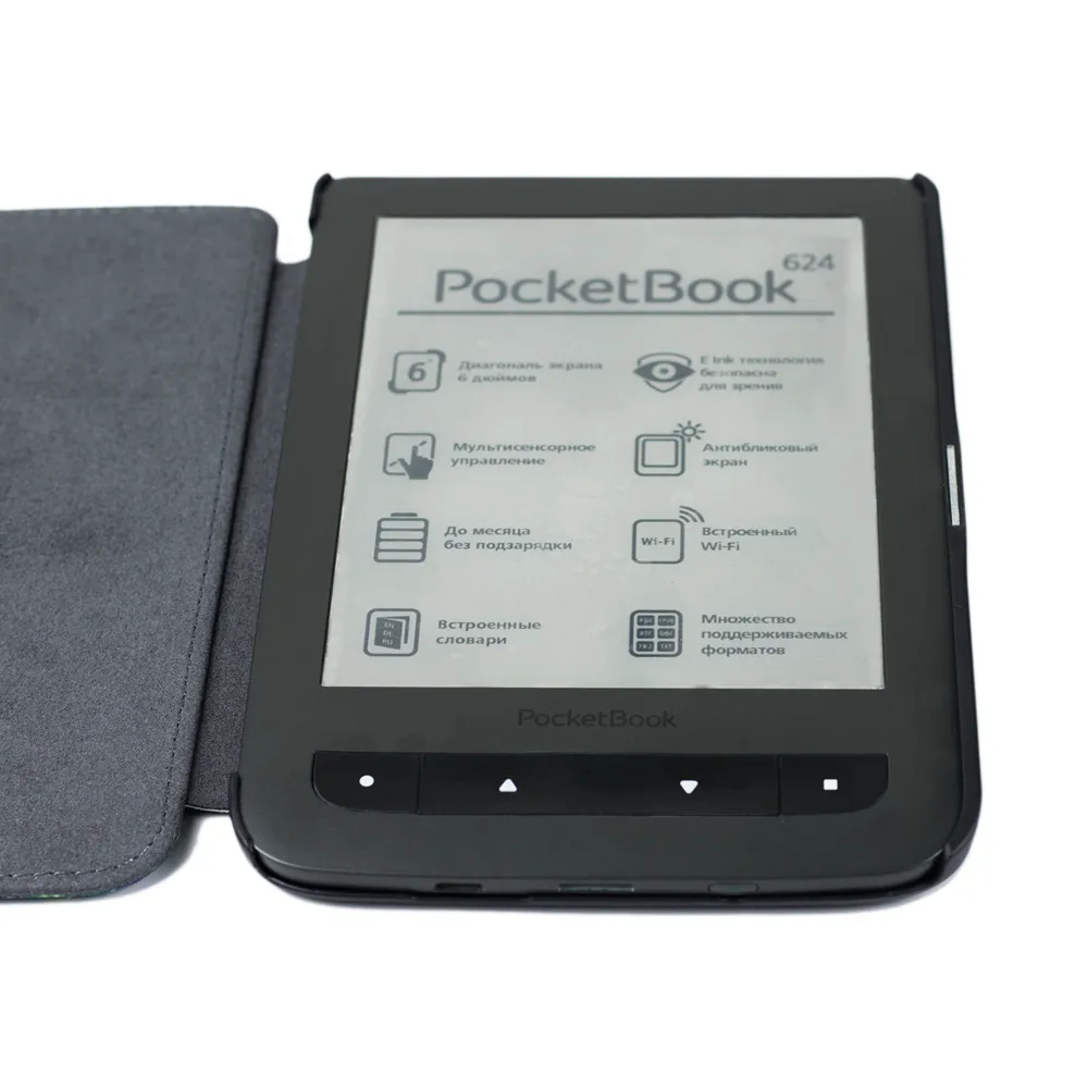 Чехол-обложка Goodchoice Slim для Pocketbook 614 615 624 625 626 Basic 2/3 Touch Lux 2/3 (коричневый), коричневый, фото 4