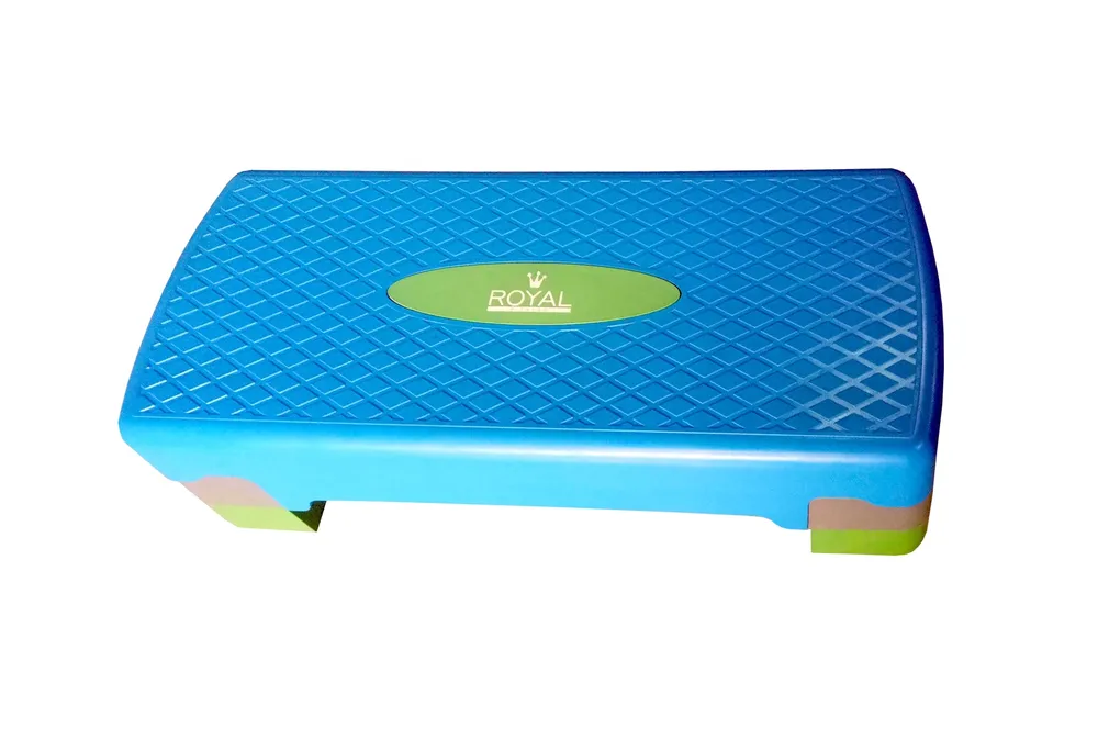 Степ-платформа Royal Fitness для фитнеса, аэробики / 2 уровня высоты / размеры 67,5х28,5х10 (15) см, 67.5x28.5x10, фото 6