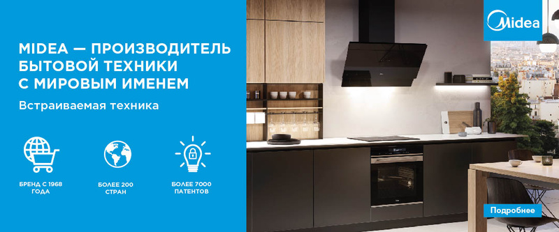 Встраиваемая техника для кухни midea