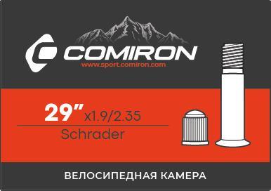 Камера для велосипеда бутиловая COMIRON 29X1.9/2.35 Schrader 45mm 245g Камера для велосипеда бутиловая COMIRON 29X1.9/2.35 Schrader 45mm 245g