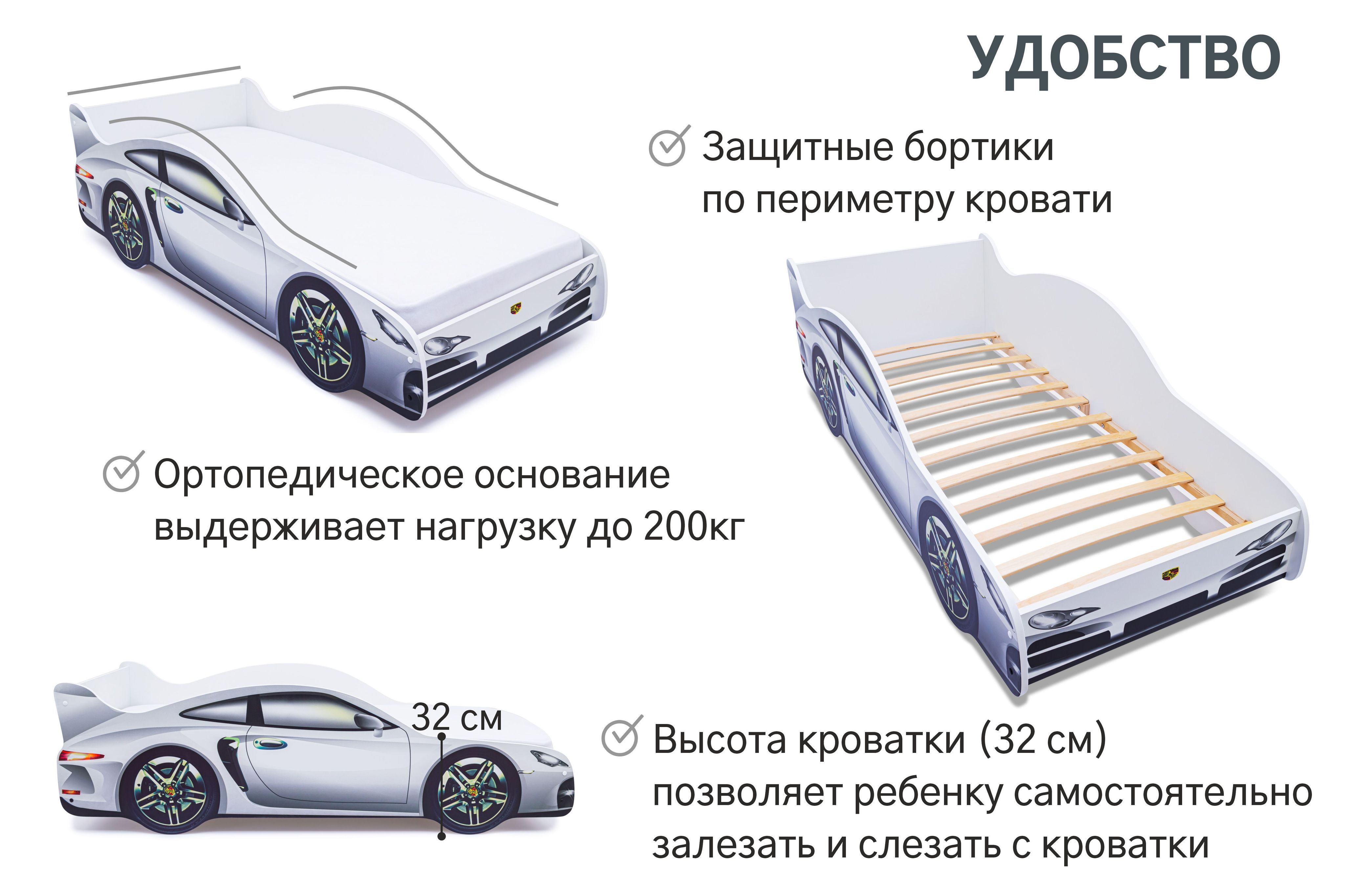 Кровать машина как собрать