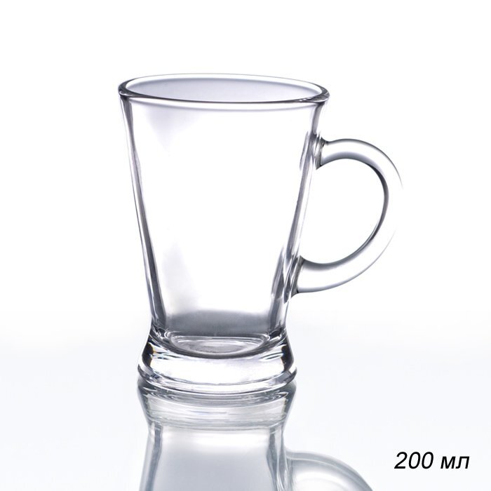 Кружка, объем 200 мл, стекло Кружка, объем 200 мл, стекло