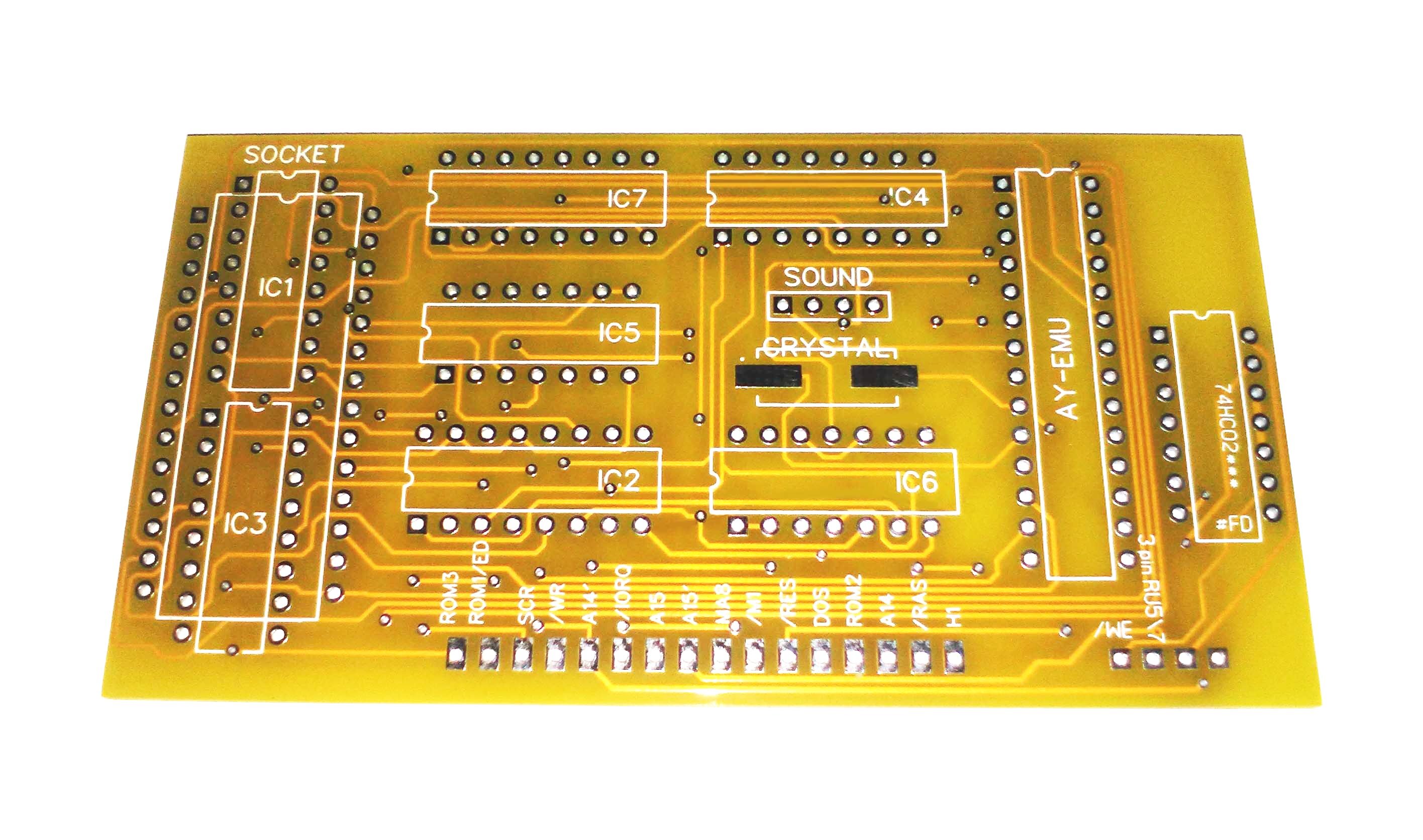 Печатная Плата ZX Spectrum Ленинград модуль расширения