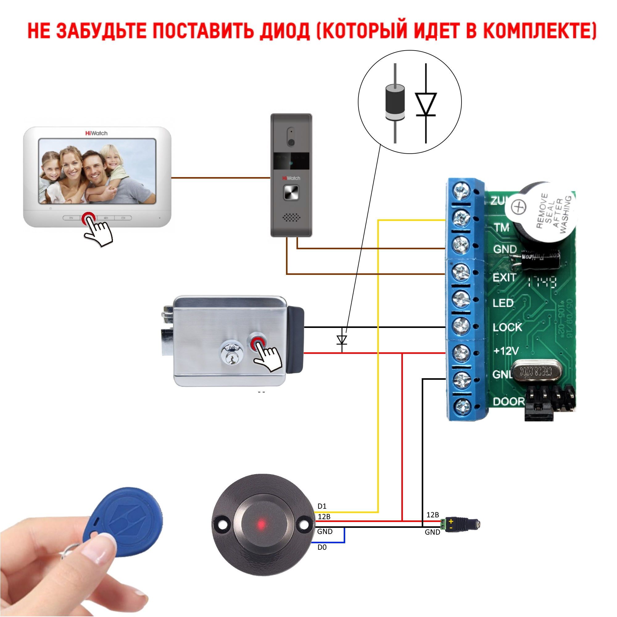 Подключение считывателя к электромагнитному замку Комплект СКУД для калитки. Электромеханический замок накладной из нержавеющей ст