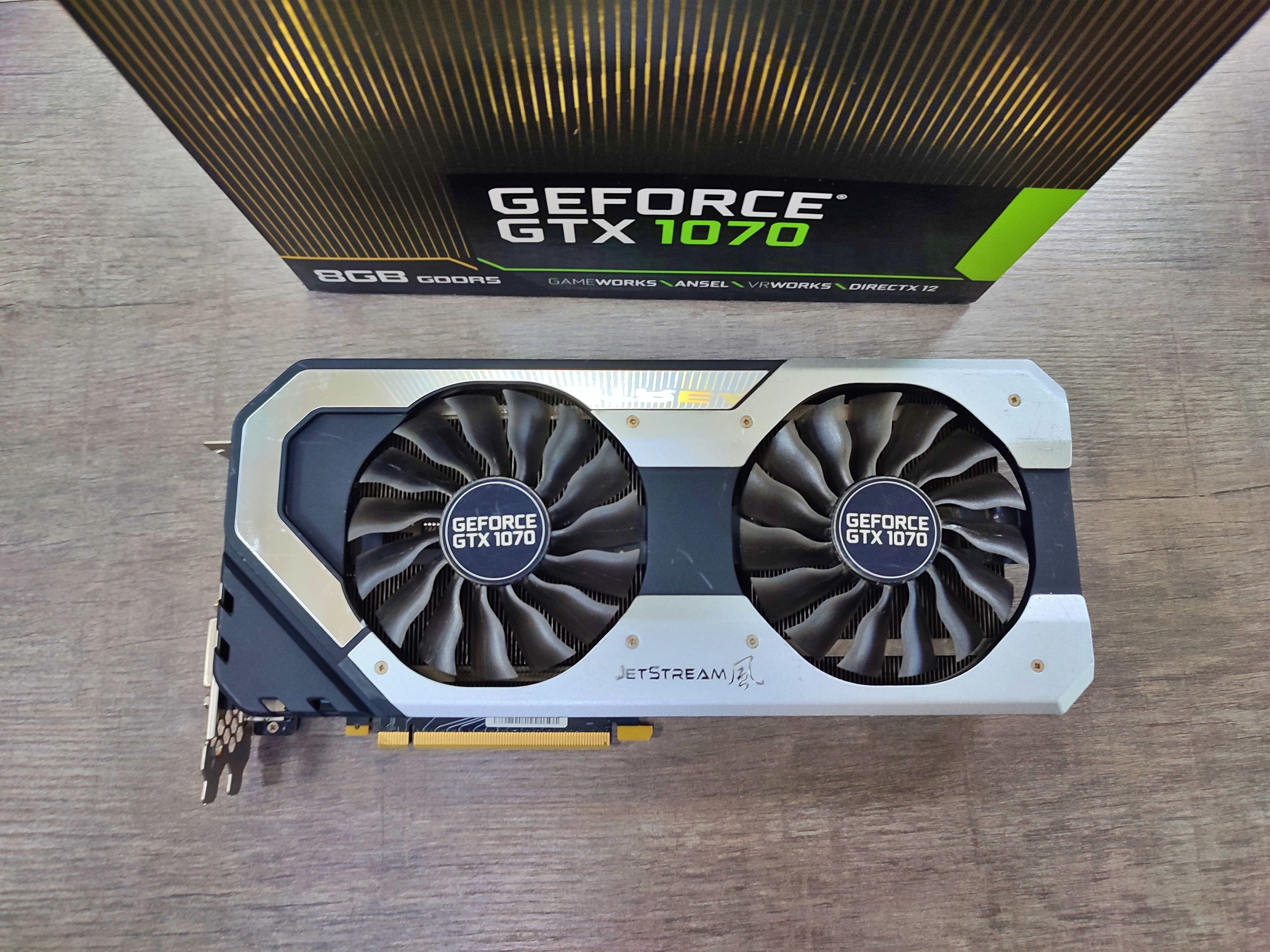 Видеокарта Palit GeForce GTX 1070, 8 ГБ GDDR5 PCI 3.0 DisplayPort
