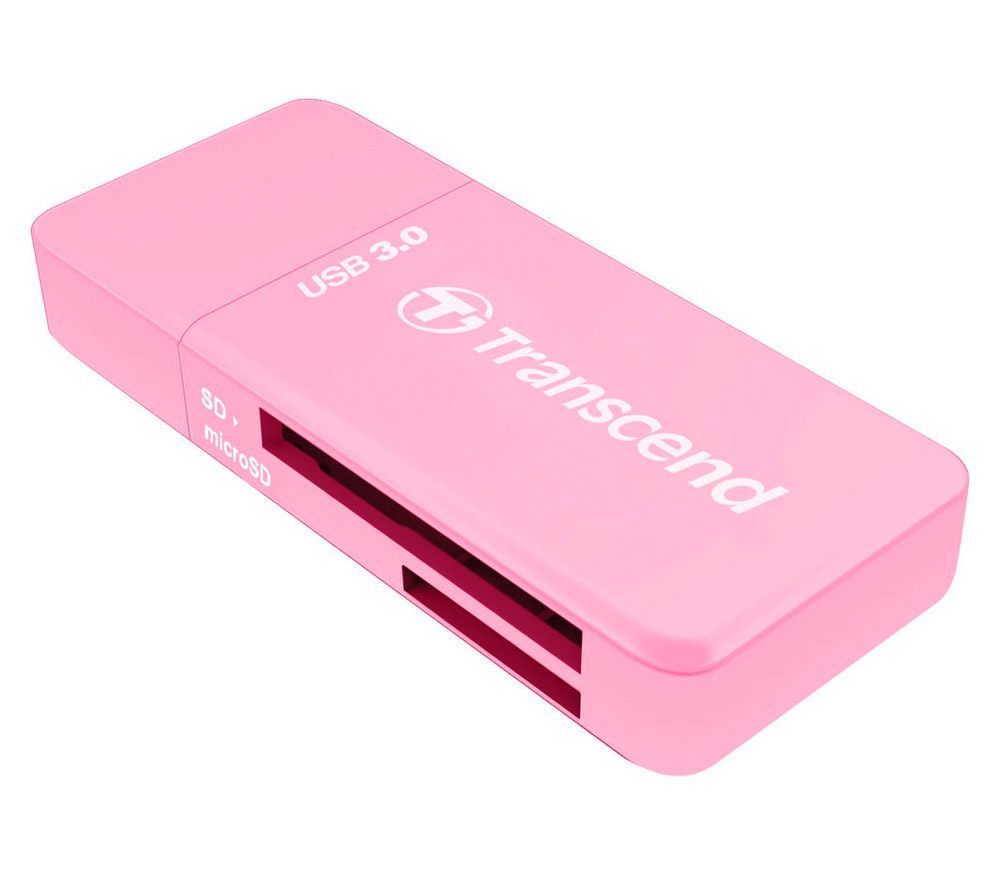 Карт-ридер Transcend RDF5 USB3.1 Gen 1, розовый (TS-RDF5R) - купить с ...