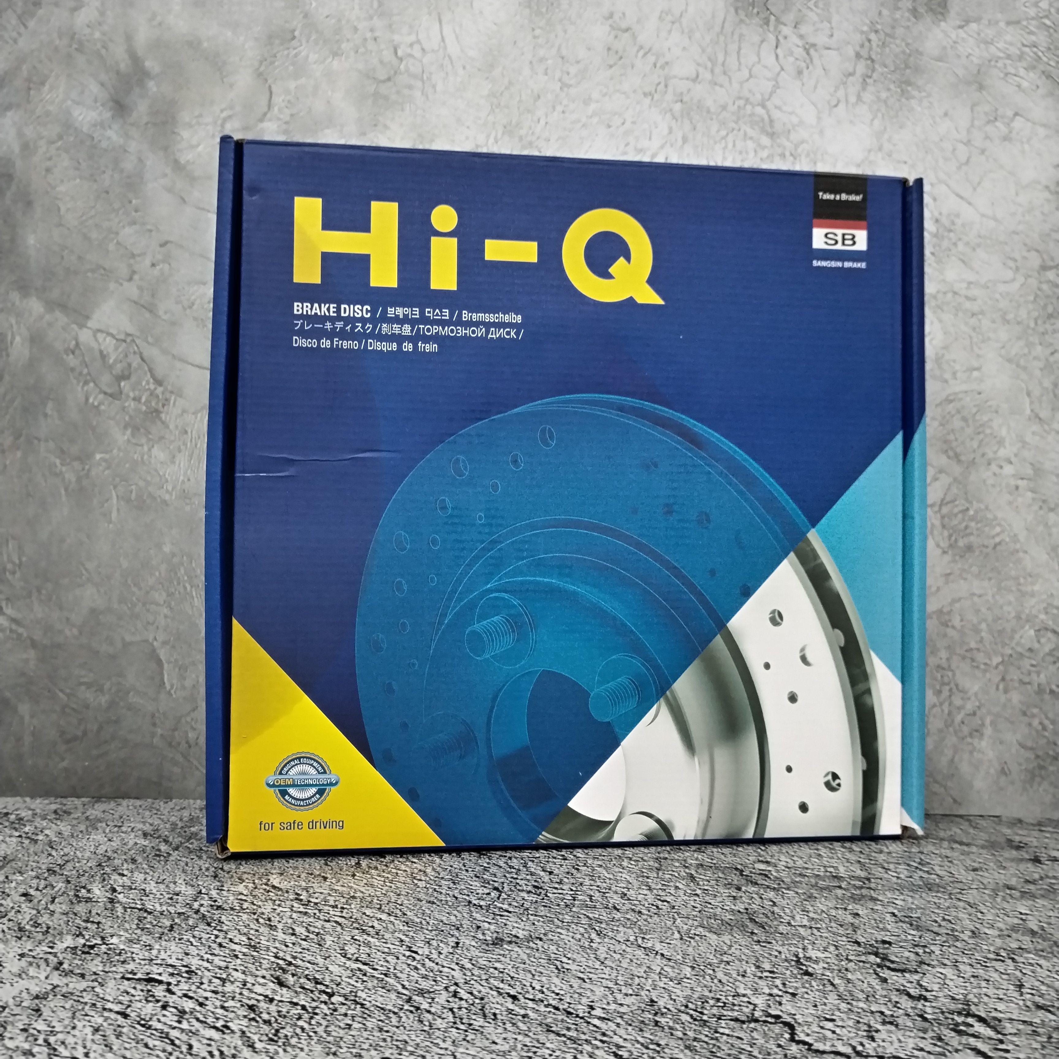 SD4615ДисктормознойзаднийToyotaAuris,ToyotaCorollaHi-QSangsinBrake