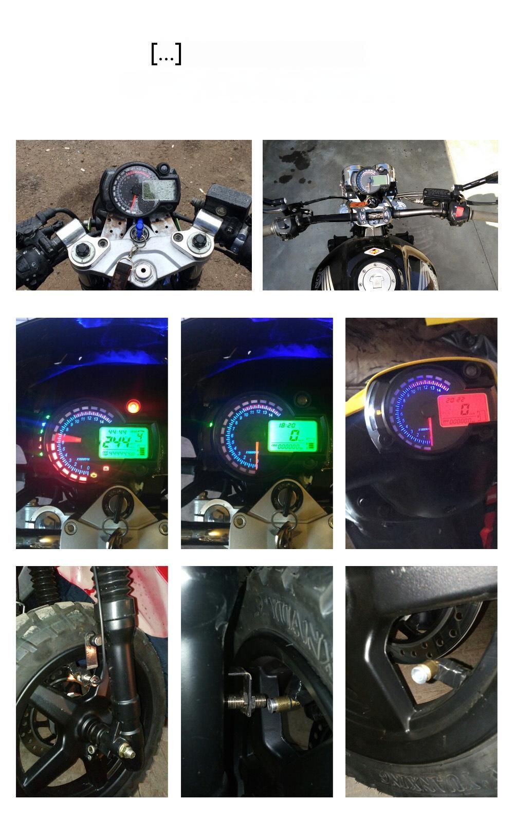 Универсальная приборная панель мотоцикла - купить по низким ценам в ...