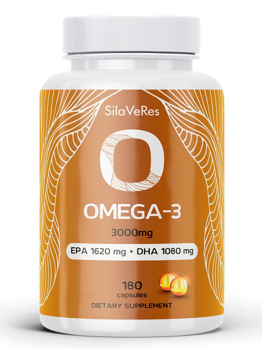 Омега 3 3000 мг витамины в капсулах, рыбий жир для женщин и мужчин ...