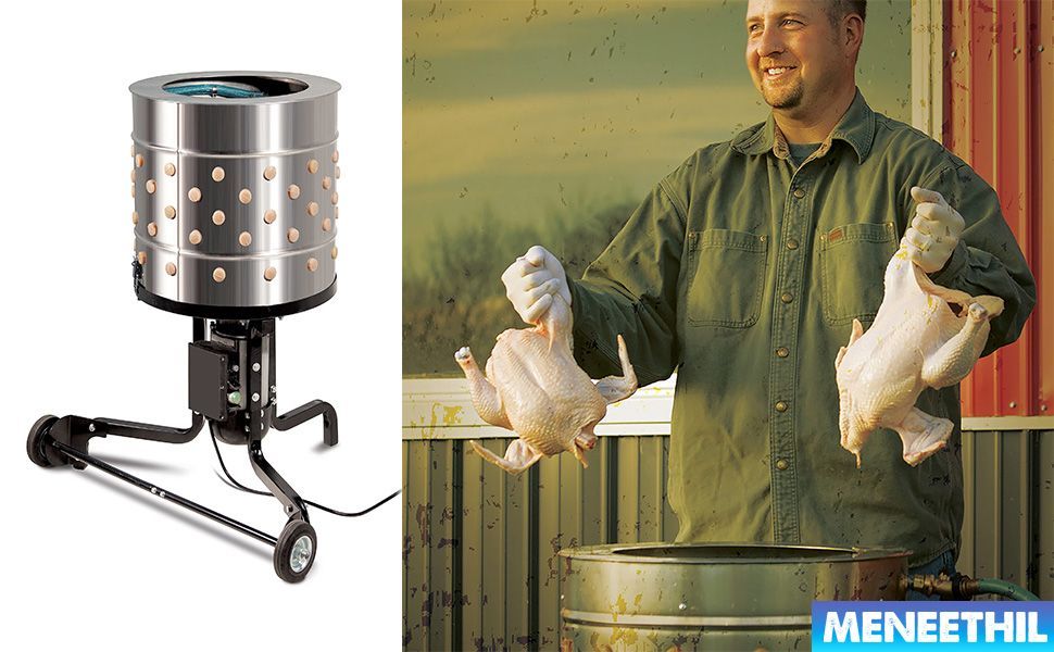 Перосъемная машина Диаметр 60 см для удаления оперения у кур, утка ...