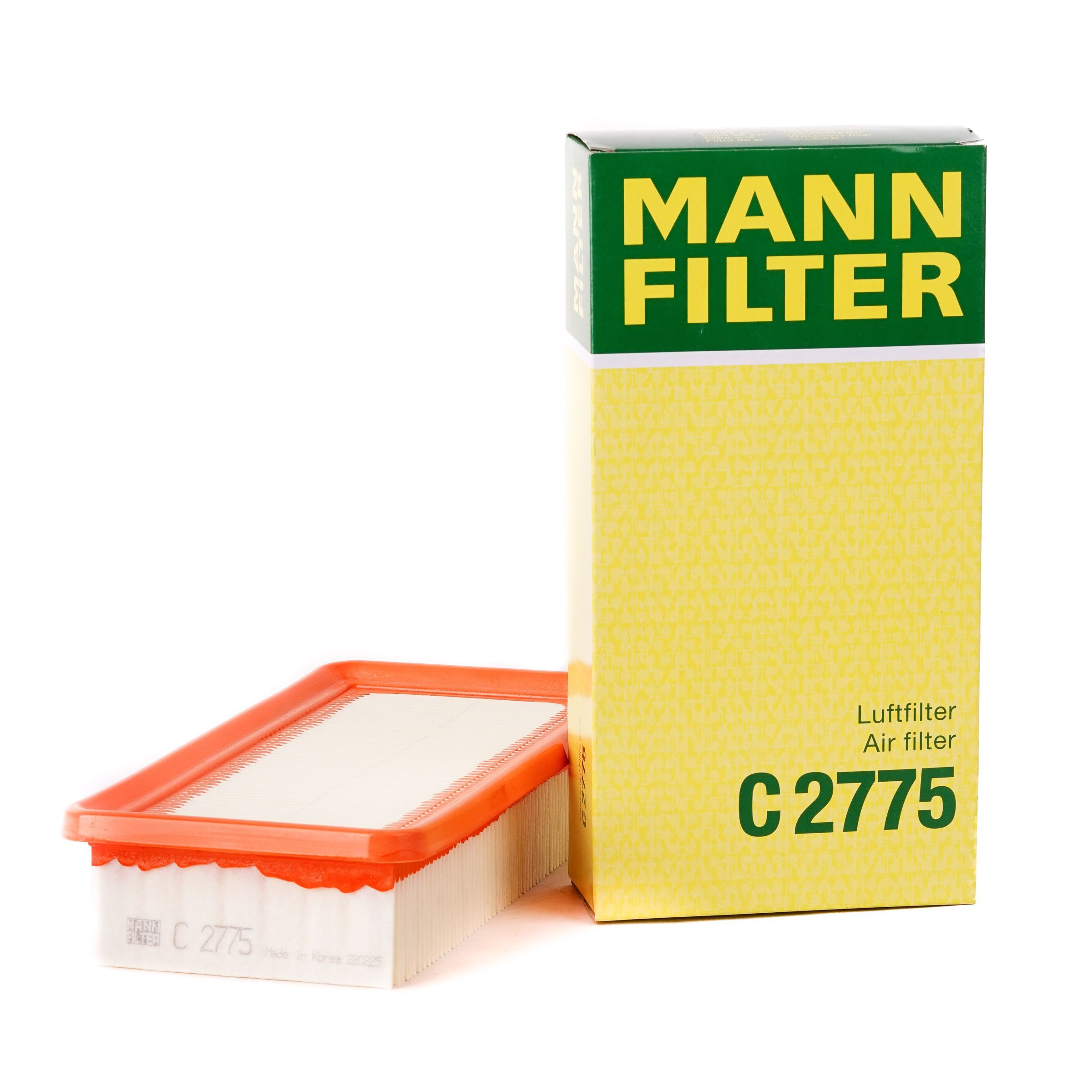 Фильтр воздушный MANN FILTER Воздушный фильтр C2775 (Корея) - купить по  выгодным ценам в интернет-магазине OZON (1087757461)