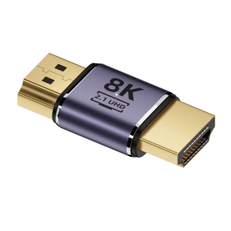 ПортативныйHDMI-совместимыйадаптерспозолоченнымадаптером-удлинителемUHD2.1дляпланшетаHDTV