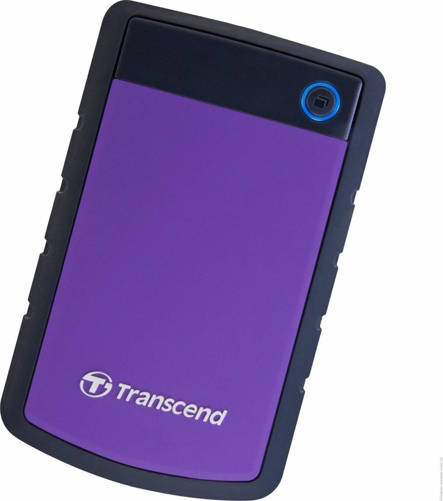 Transcend 1 ТБ Внешний жесткий диск (TS1TSJ25H3P), фиолетовый, черный