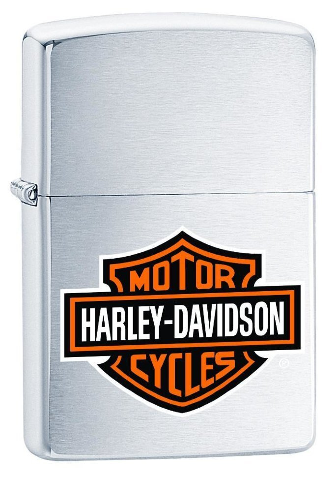 Зажигалка бензиновая ZIPPO Harley-Davidson Brushed Chrome #1