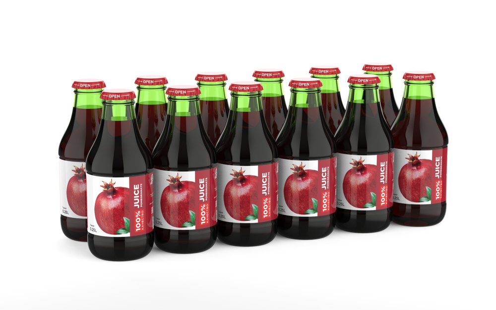 Сок Гранатовый Barinoff восстановленный с сахаром (ДЖУС 100%) 0,25л x ...