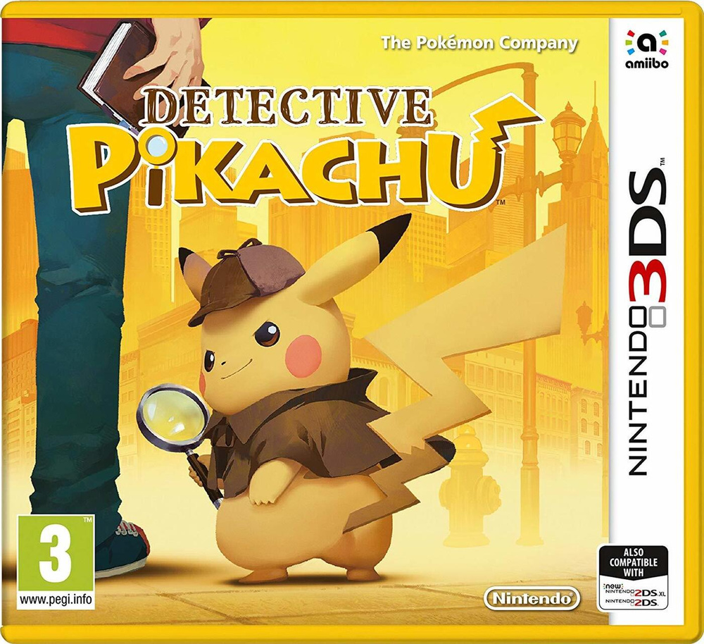 Игра Detective Pikachu (Nintendo 3DS, Английская версия) купить по низкой  цене с доставкой в интернет-магазине OZON (199299026)