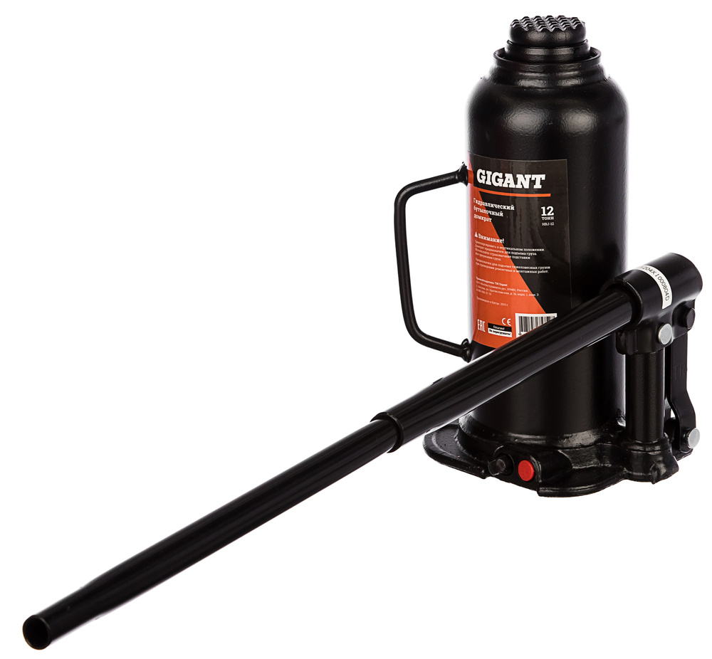 Домкрат автомобильный Бутылочный Гидравлический Gigant 15854436, 12 т ...