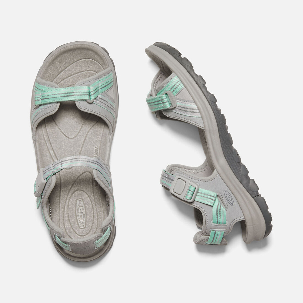 Сандалии KEEN женские Terradora II Open Toe Sandal W, Light Gray/Ocean Wave, 8,5 #1