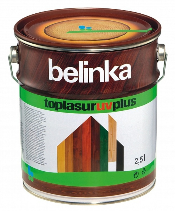 BELINKA (Белинка УВ Плюс) TOPLASUR Лазурное покрытие для защиты древесины UV PLUS, 2,5л  #1
