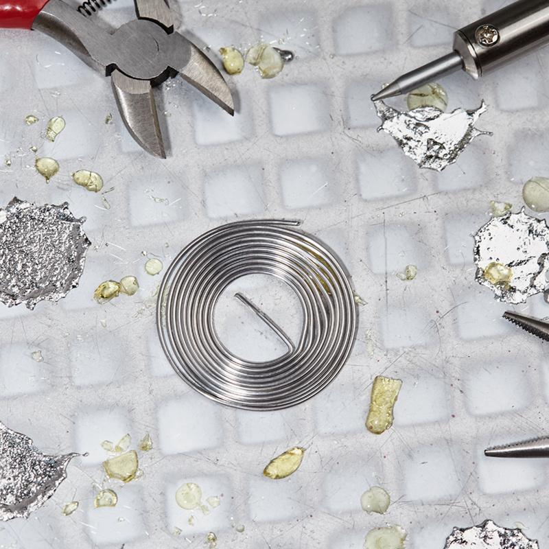 Припой с канифолью в виде спирали длиной 1 м (олово 60%, свинец 40% ...