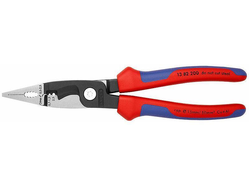 Клещи электромонтажные KNIPEX KN-1382200, 6 в 1 #1