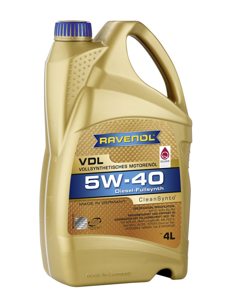 Ravenol VDL 5W-40 Diesel-Fullsynth 5 литров