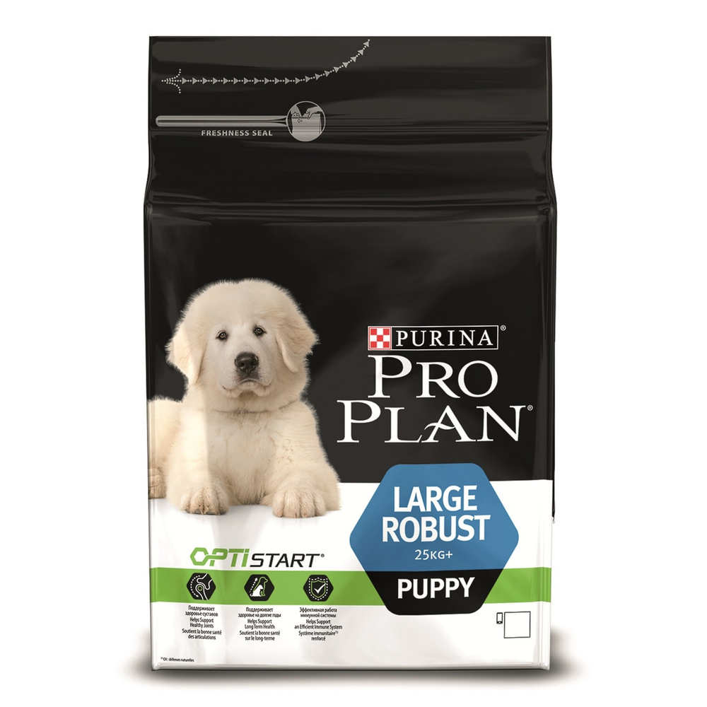 Корм Purina Pro Plan для щенков крупных пород с мощным телосложением, с  высоким содержанием курицы (12 кг.) - купить с доставкой по выгодным ценам  в интернет-магазине OZON (955519135)