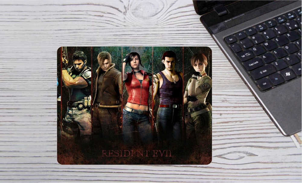 Коврик для мыши MIGOM с принтом "Resident Evil, Резидент Эвил" - 5 ...