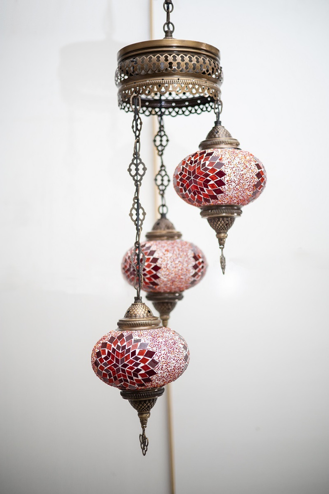 Подвесная Восточная люстра Exotic Lamp S 323_1 Оранжевый - купить по ...