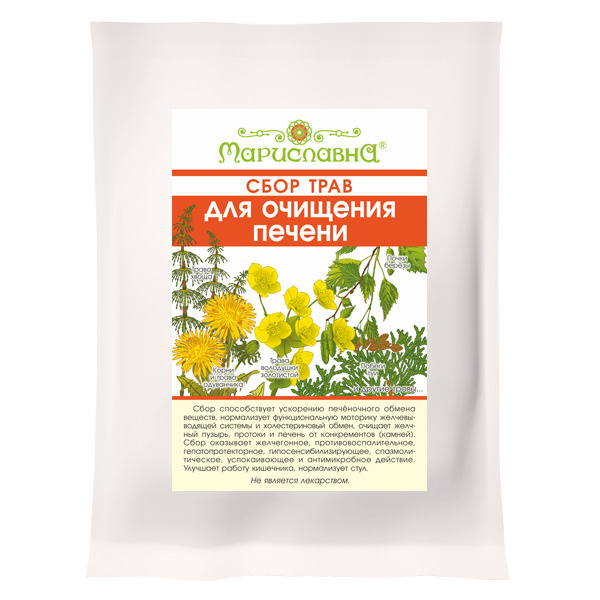"Мариславна" Сбор трав "Для очищения печени", 200 г. - купить с ...