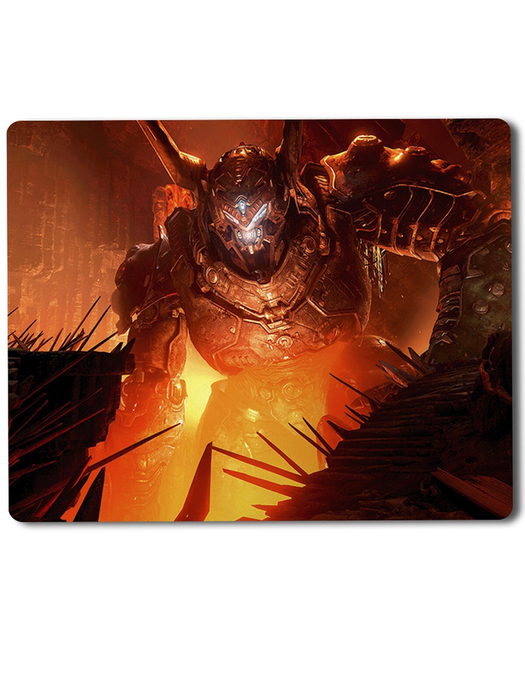 Геймерский коврик Doom (doom eternal, дум, игра, ад, демоны, культовое ...