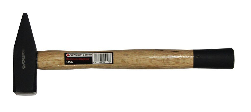 Молоток слесарный с деревянной ручкой (800г) Forsage F-821800 #1