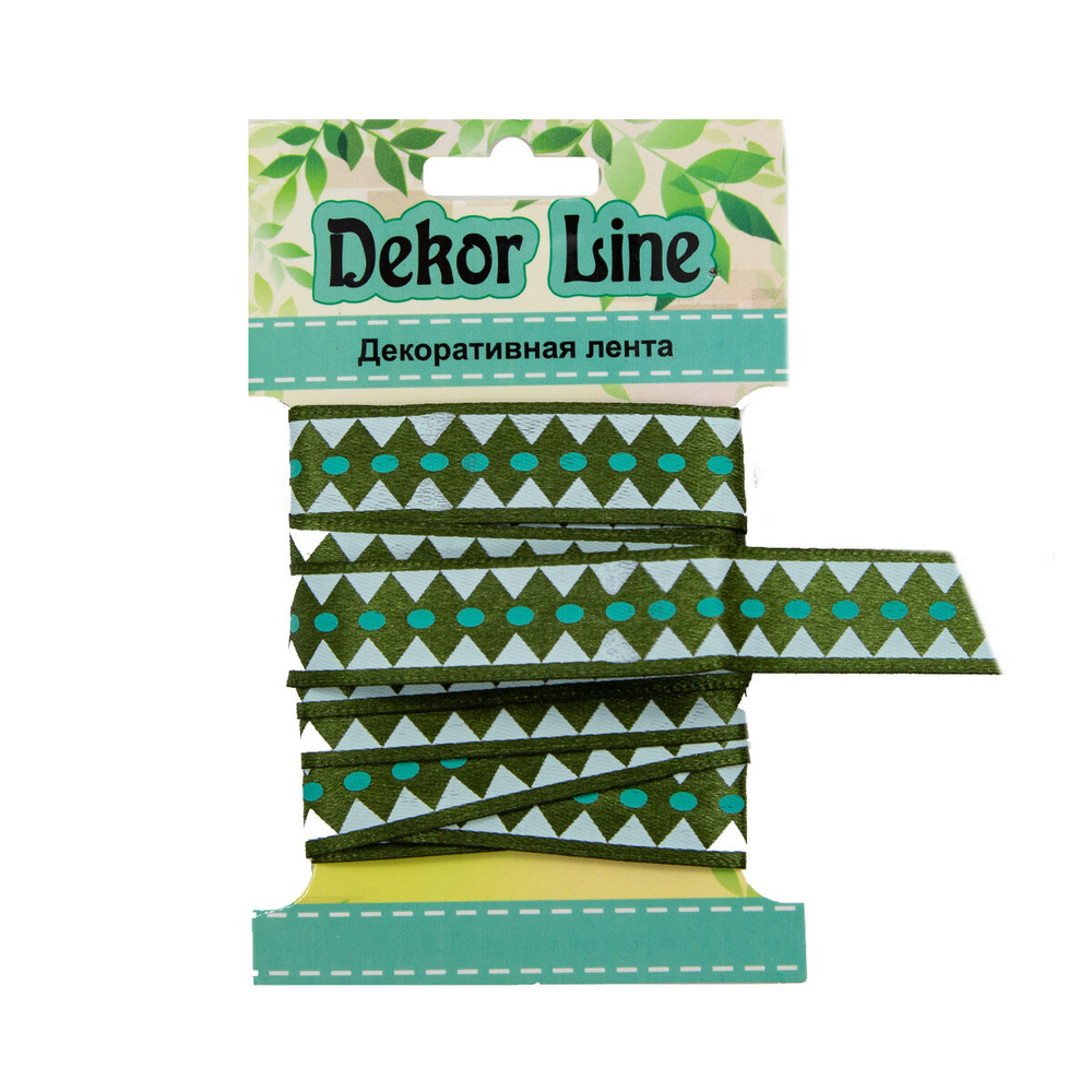 Декоративная лента для декора и подарков Лента атласная Dekor Line ...