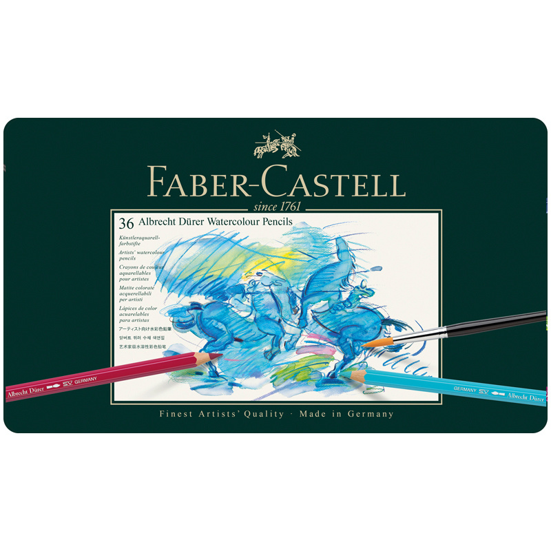 Карандаши акварельные художественные Faber-Castell "Albrecht Durer", 36цв, метал. коробка  #1