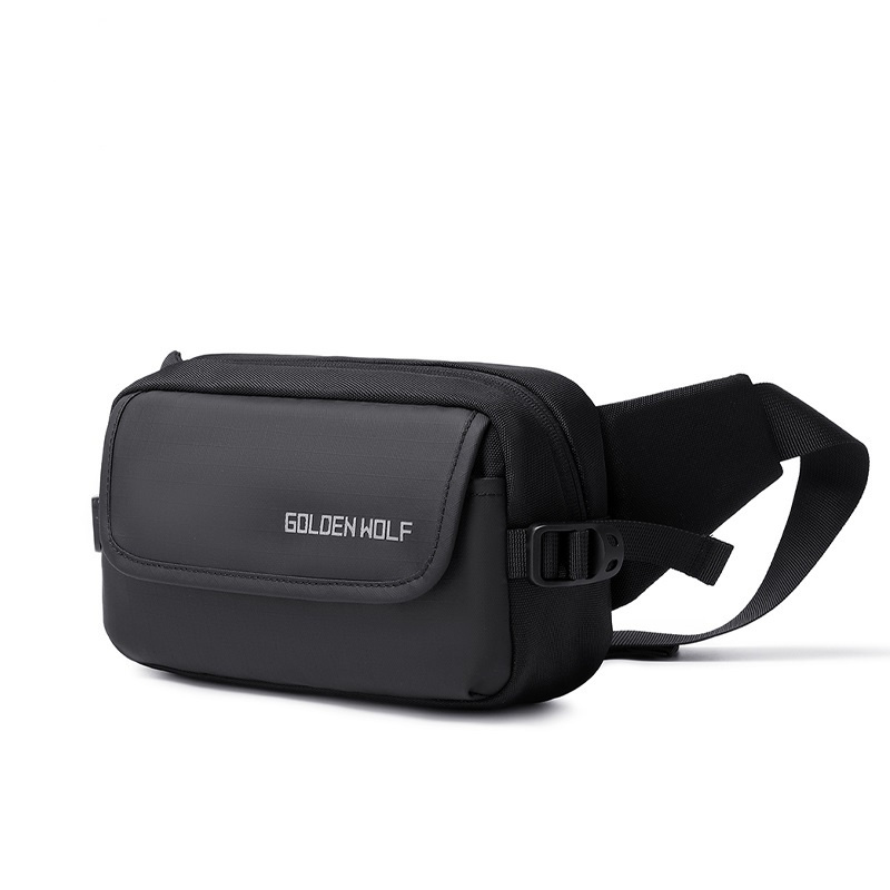 Сумка мужская, бананка Y00028 черная - купить с доставкой по выгодным ...