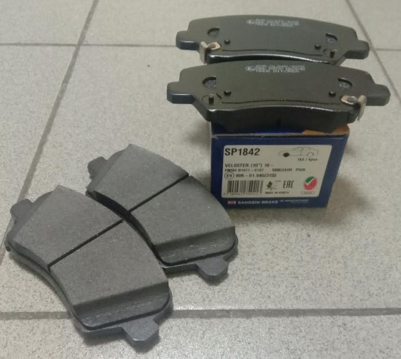 Колодки тормозные Sangsin Brake SP1842 Передние - купить по низким ...