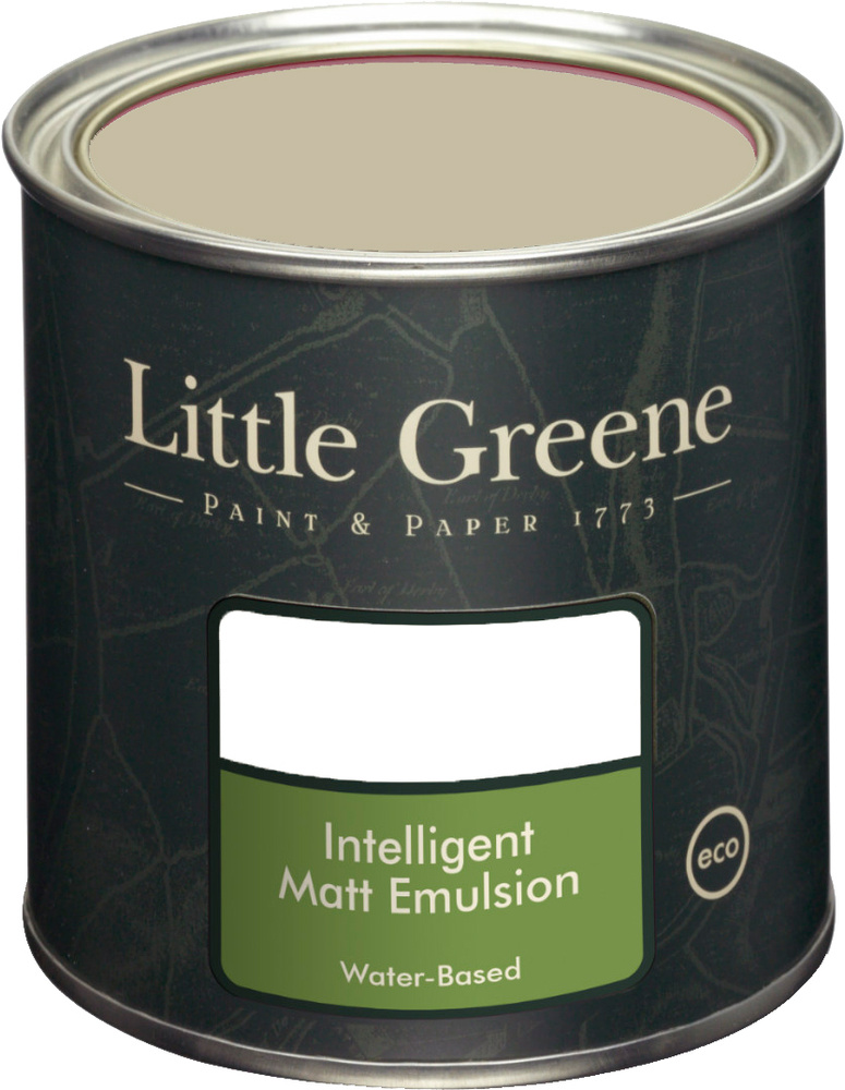 Краска в/э моющаяся Little Greene, Intelligent Matt Emulsion, матовая, цвет Book Room Green, 2,5 л №322 #1