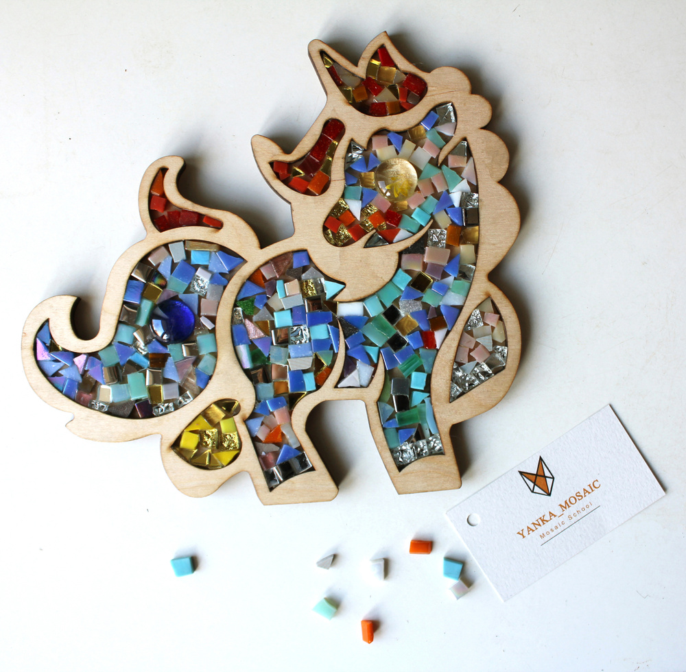 Набор для создания Мозаики/ Yanka_mosaic /Единорог купить на OZON по ...