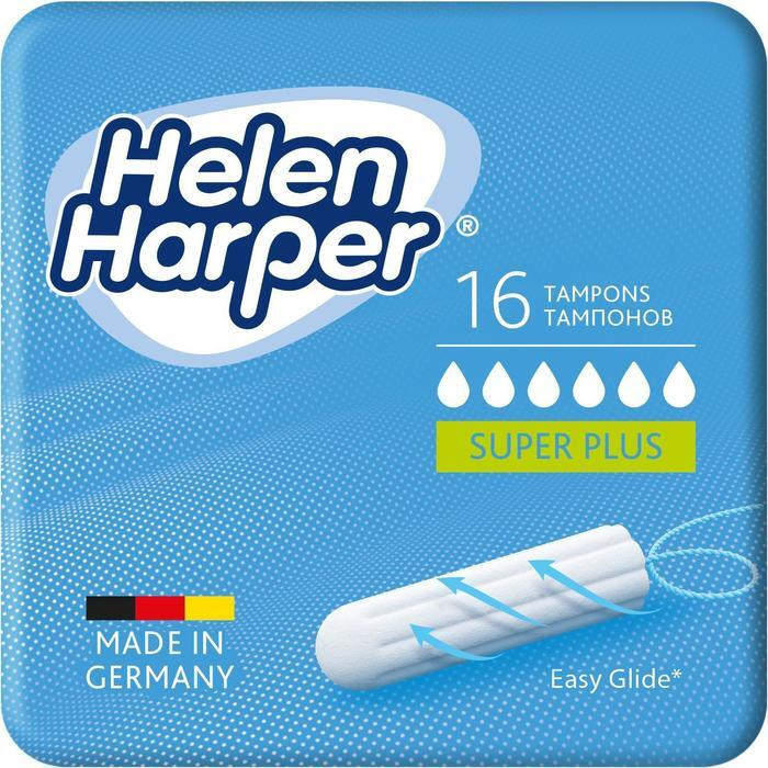 Тампоны безаппликаторные Helen Harper, Super Plus, 16 шт. #1