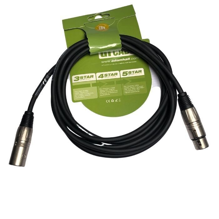 Adam Hall Аудиокабель XLR/XLR, 0.5 м, черный #1