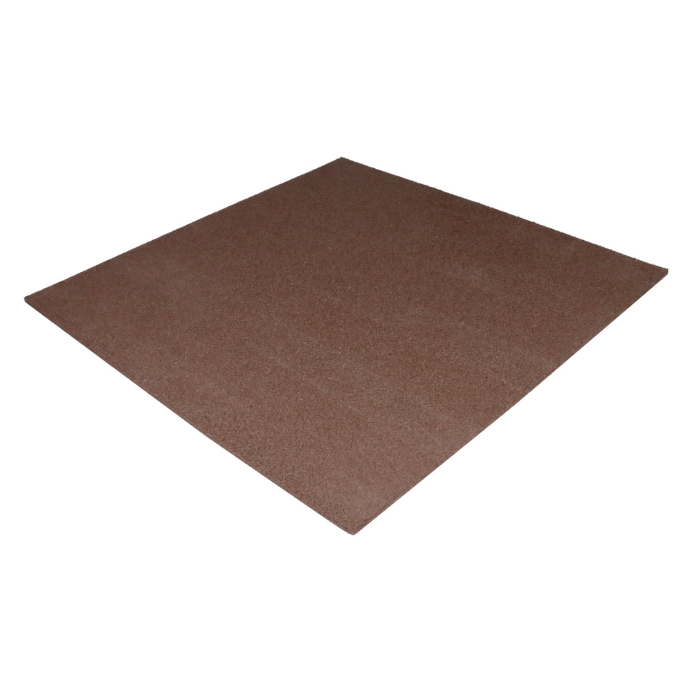 Резиновая плитка 1000х1000х10 мм, коричневая #1